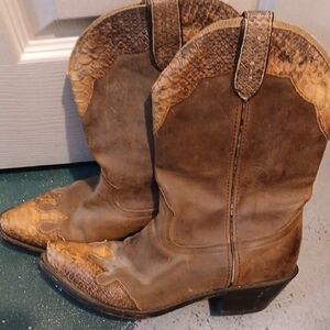 Durango Tan Leather Boots